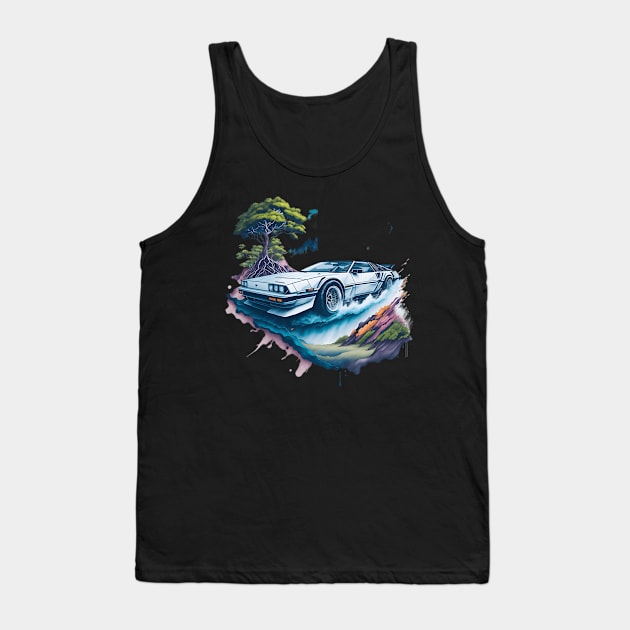 Summer Art DMC DeLorean Tank Top by Shop Goods